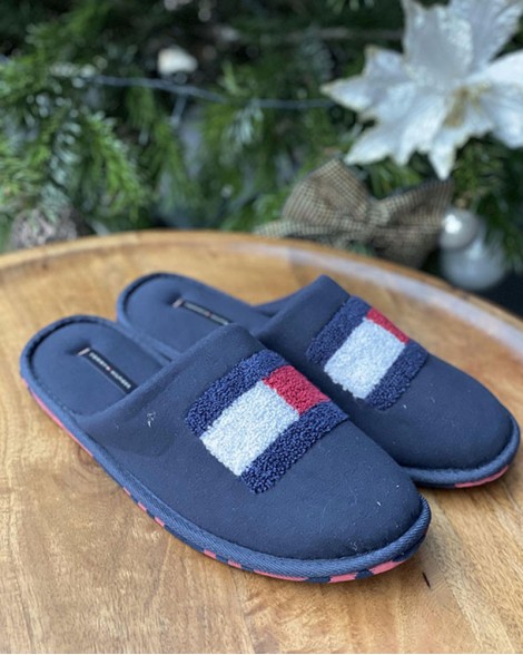 Papuče pánské Tommy Hilfiger tmavě modré